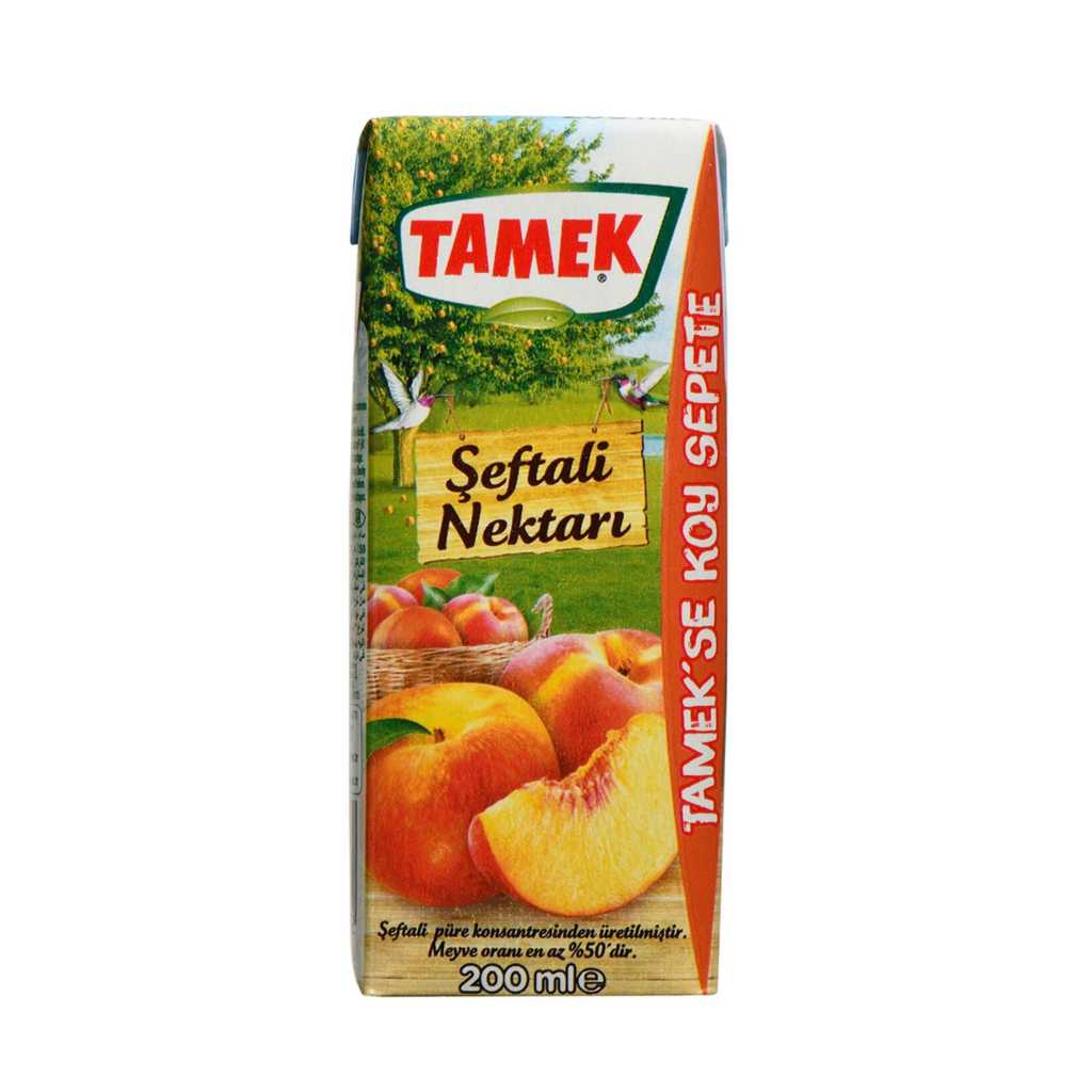TAMEK ŞEFTALİ NEKTARI 200ML