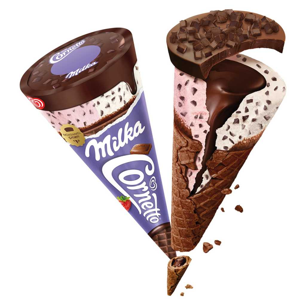 ALGİDA CORNETTO DISC MILKA 130ML