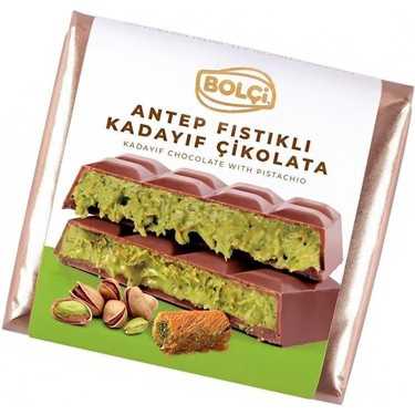 BOLÇİ FISTIKLI KADAYIFLI DUBAİ ÇİKOLATASI 100GR