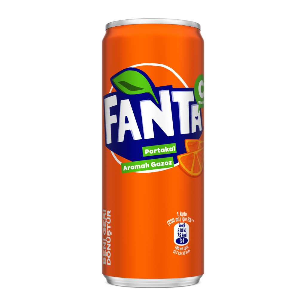 FANTA PORTAKAL TENEKE 330ML