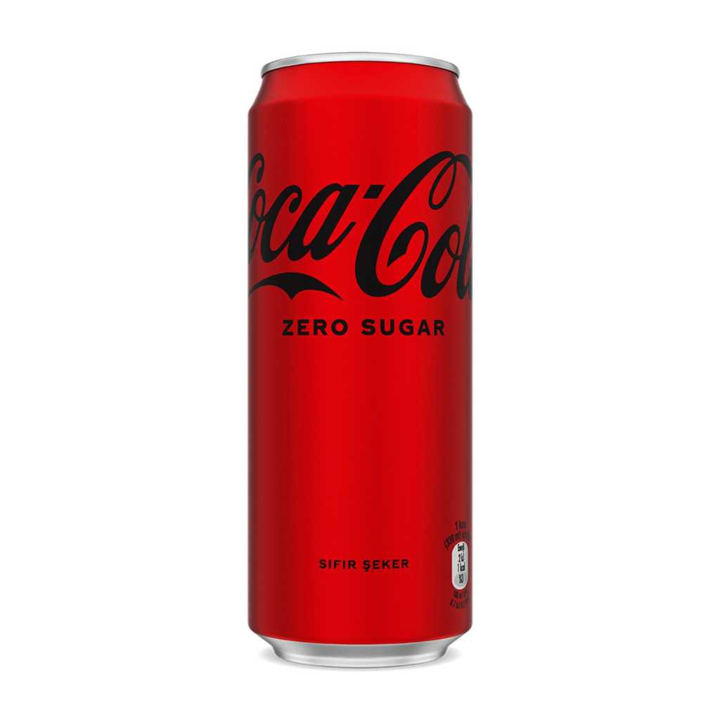 COCA COLA ZERO TENEKE 330ML