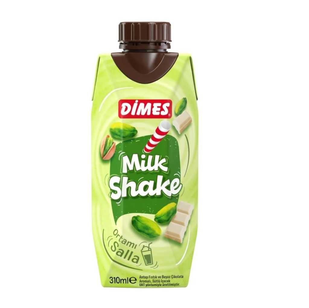 DİMES MİLKSHAKE FISTIKLIBEYAZ ÇİKOLATALI 0,31L