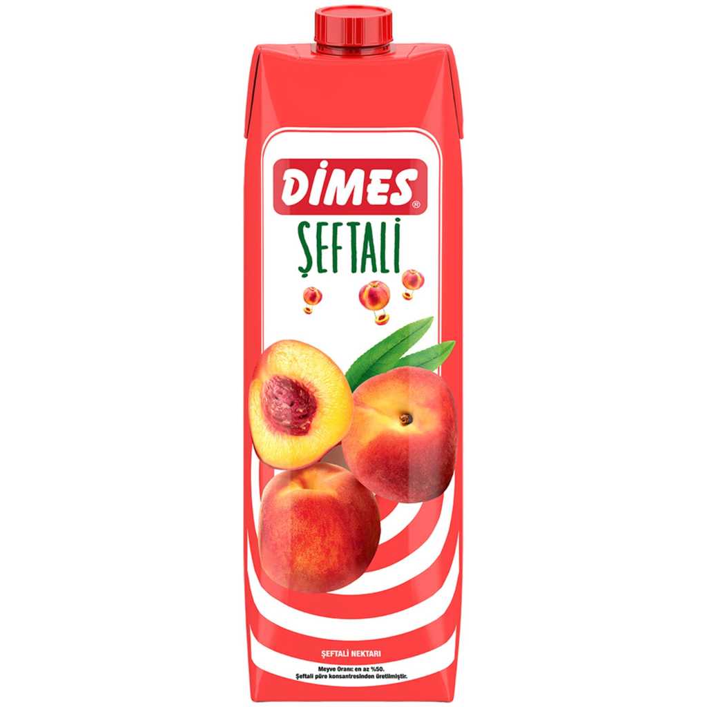 DİMES ŞEFTALİ MEYVE SUYU 1LT