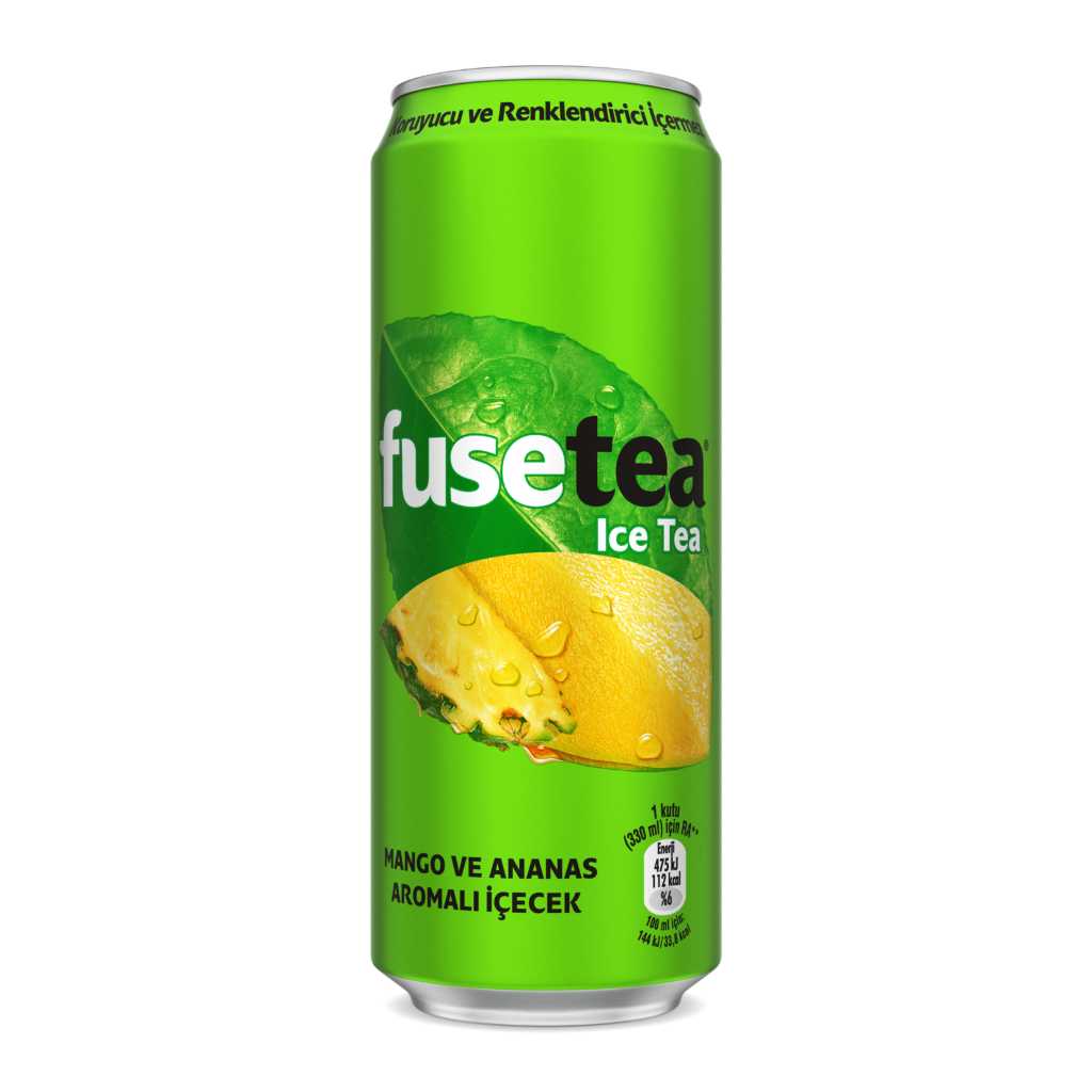 FUSETEA MAN. ANANAS TENEKE 330ML