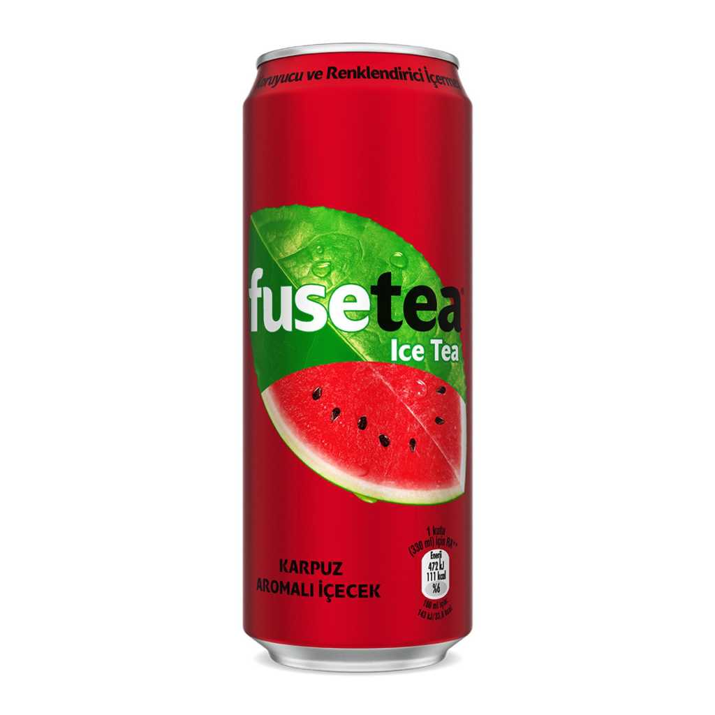 FUSETEA KARPUZ TENEKE 330ML