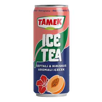 TAMEK ŞEFTALİ -HİBİS AROMALI SOĞUK ÇAY 330ML