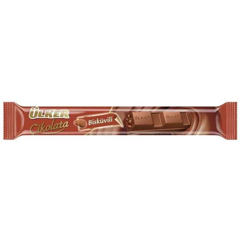 Ülker Baton Çikolata Sütlü Bisküvili 14gr