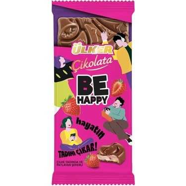 Ülker Çikolata Be Happy Tablet Çilek