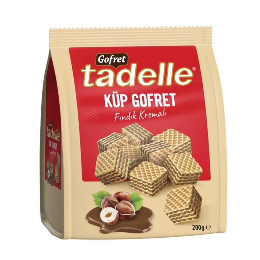 TADELLE KÜP GOFRET FINDIK KREMALI 200GR