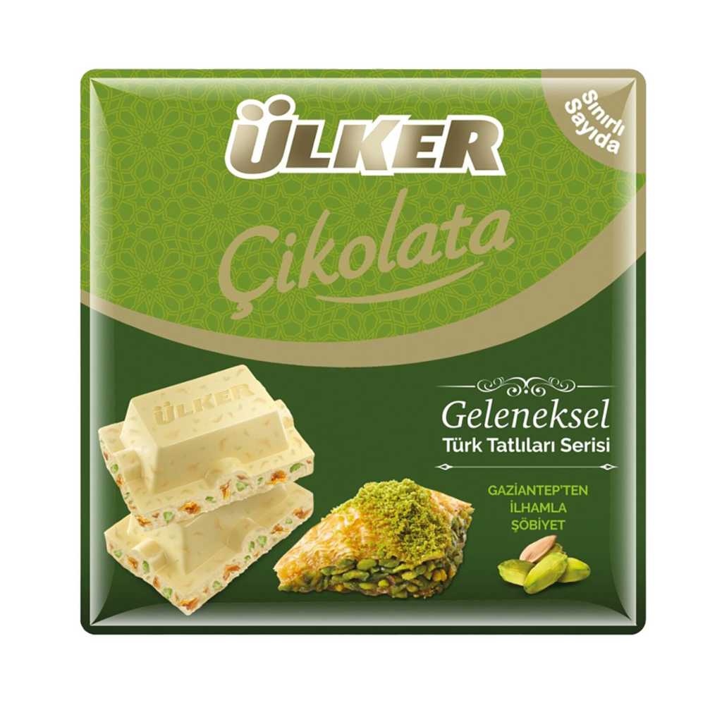 Ülker Çikolata Beyaz Şöbiyet A.fıstıklı 60gr
