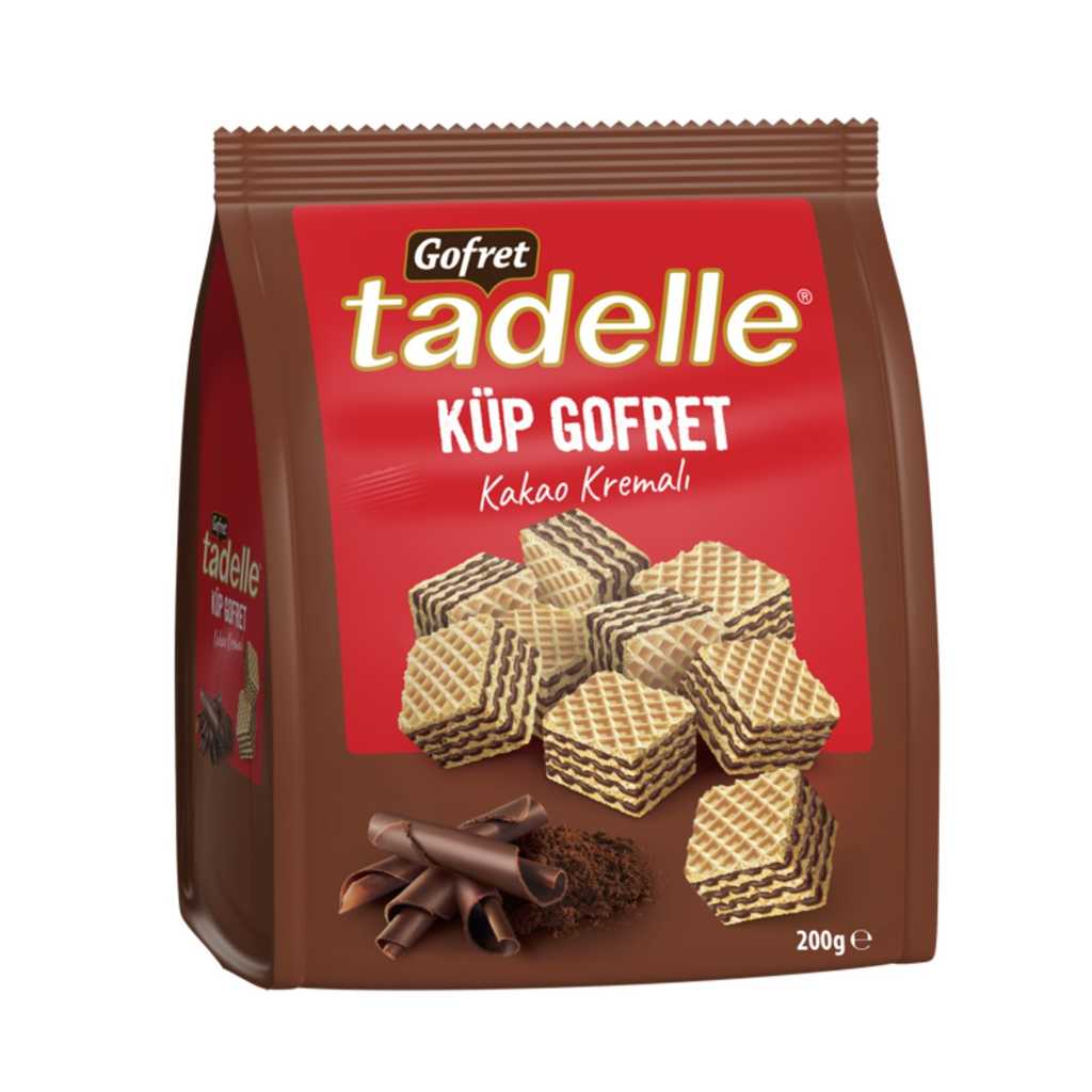 TADELLE KÜP GOFRET KAKAO KREMALI GOFRET 200GR