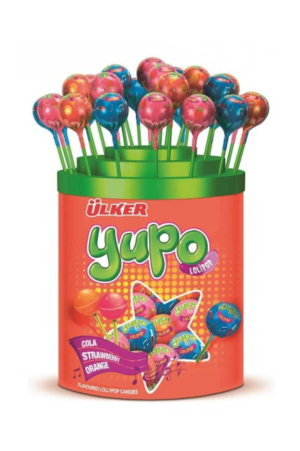 YUPO LOLİPOP TEK AROMALİ KARMA ASETAT