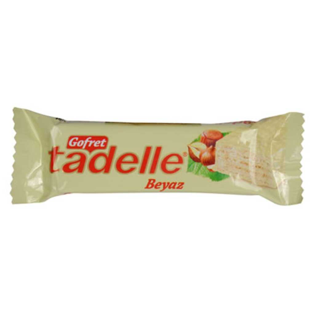 TADELLE BEYAZ ÇİKOLATA KAPLI GOFRET 35GR