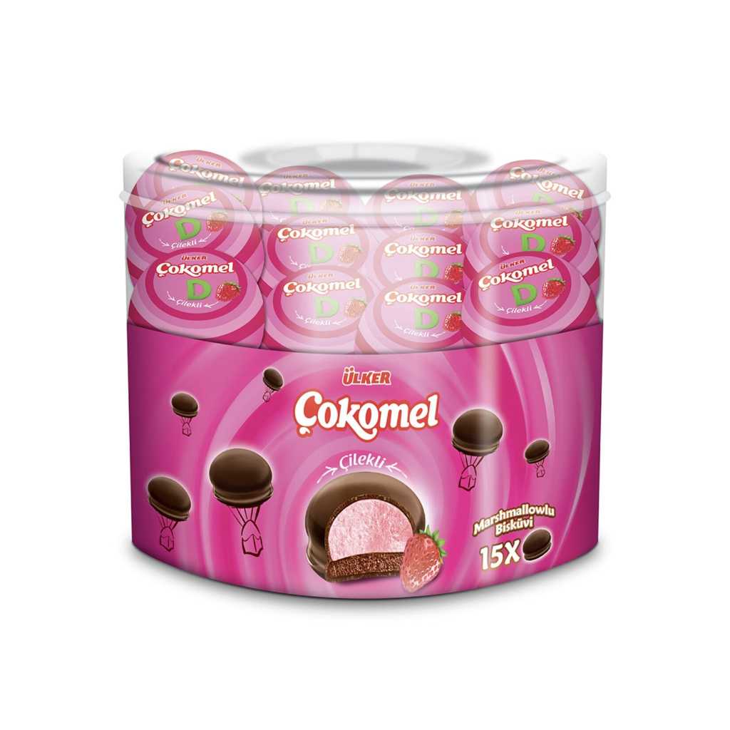 Çokomel Marshmallow Çilekli