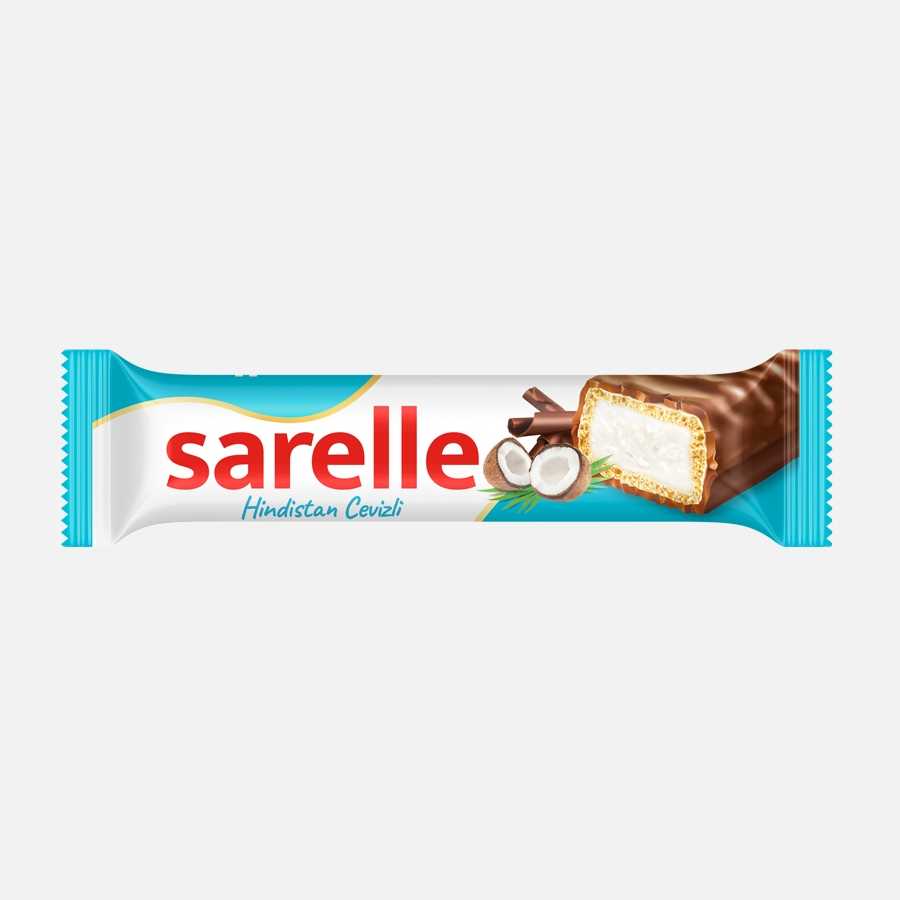 SARELLE HİNDİSTAN CEVİZLİ GOFRET 33GR