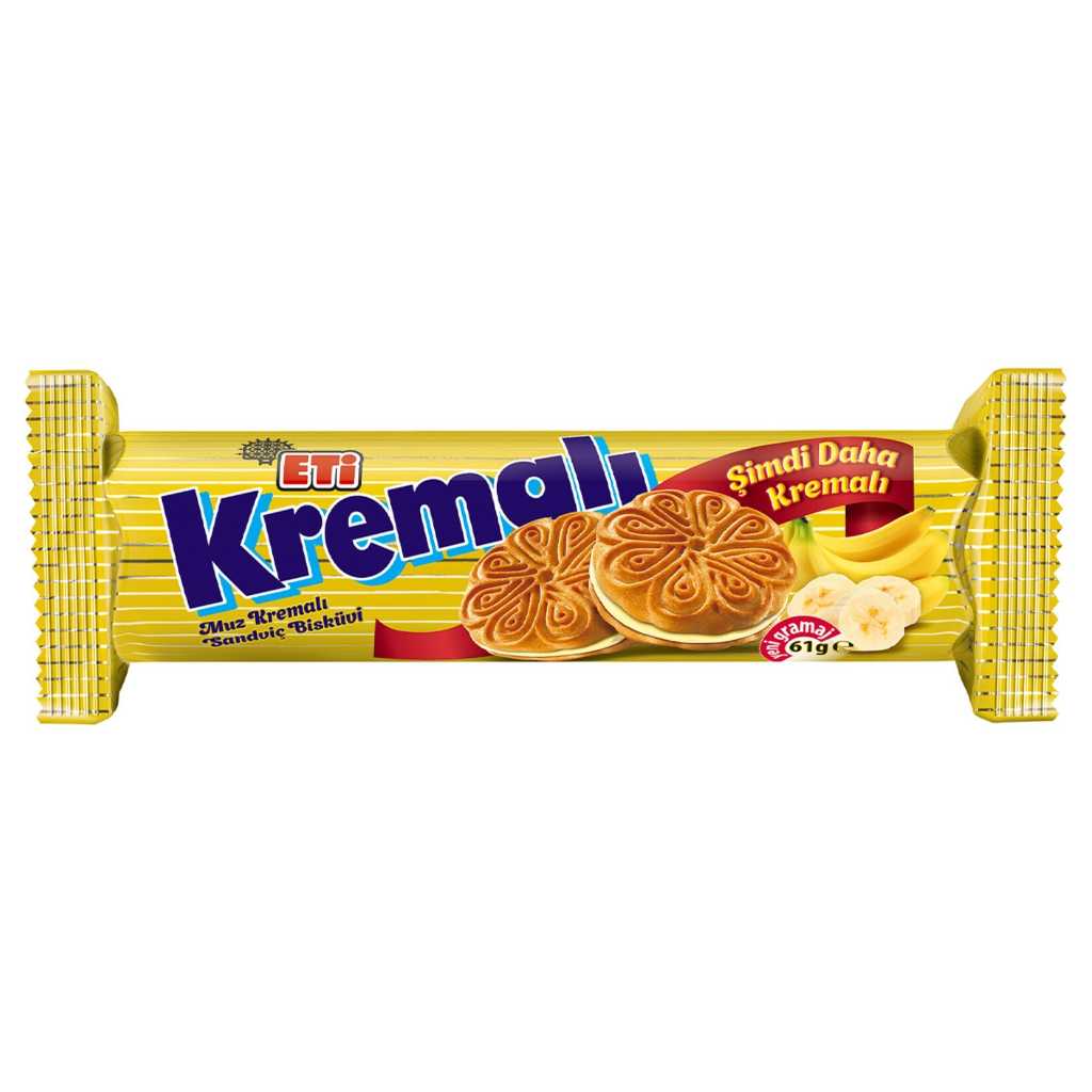 Eti Remalı Muzlu Büsküvi 61gr
