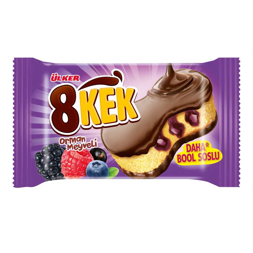 8 Kek Orman Meyveli