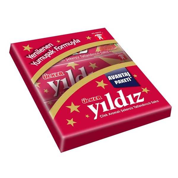 Yıldız Şekersiz Stıck Çilek