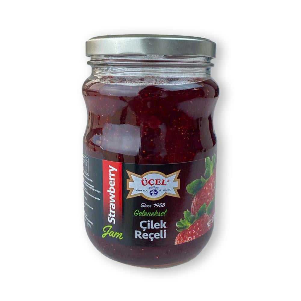 ÜÇEL ÇİLEK REÇELİ 1500GR CAM