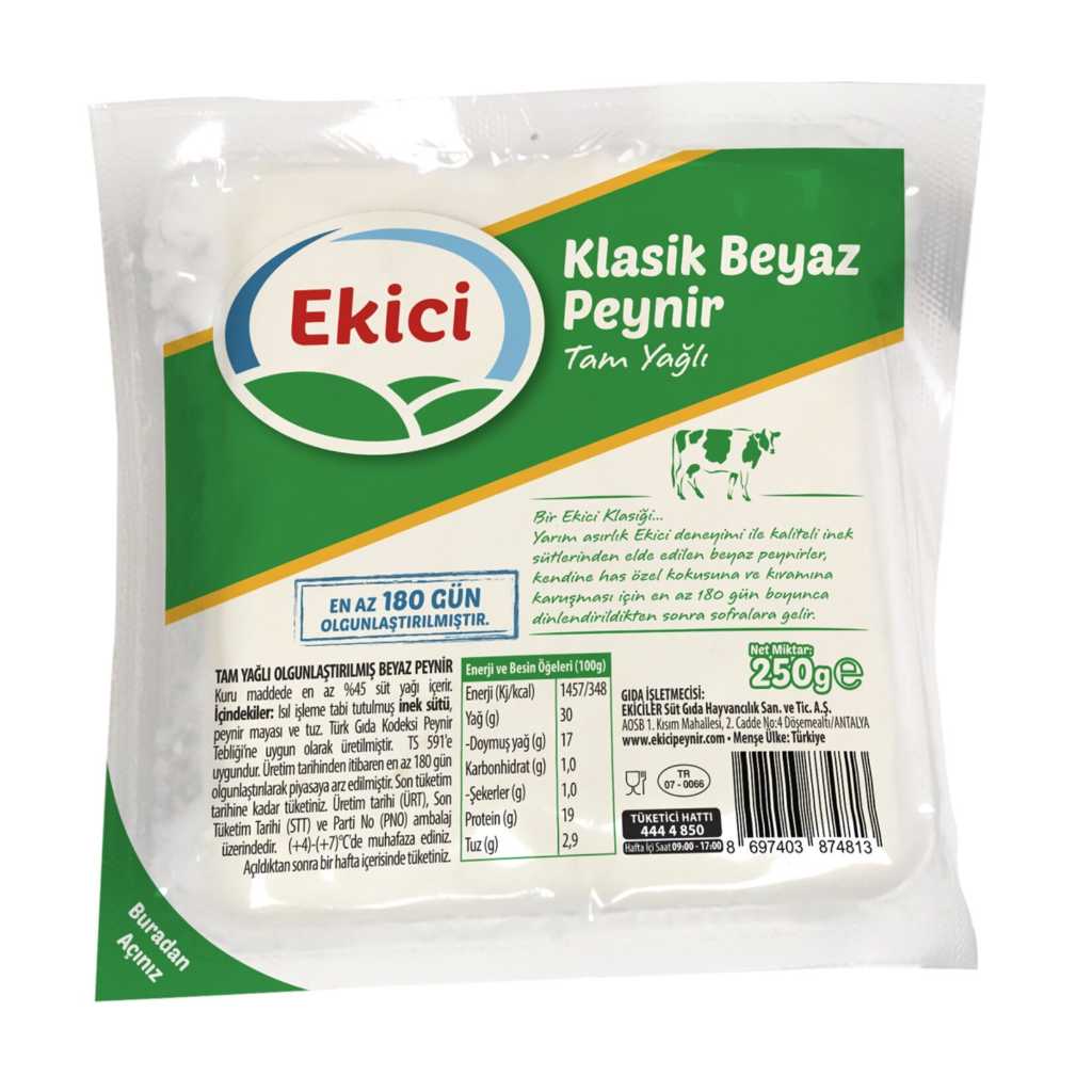 EKİCİ KLASİK BEYAZ PEYNİR 250GR