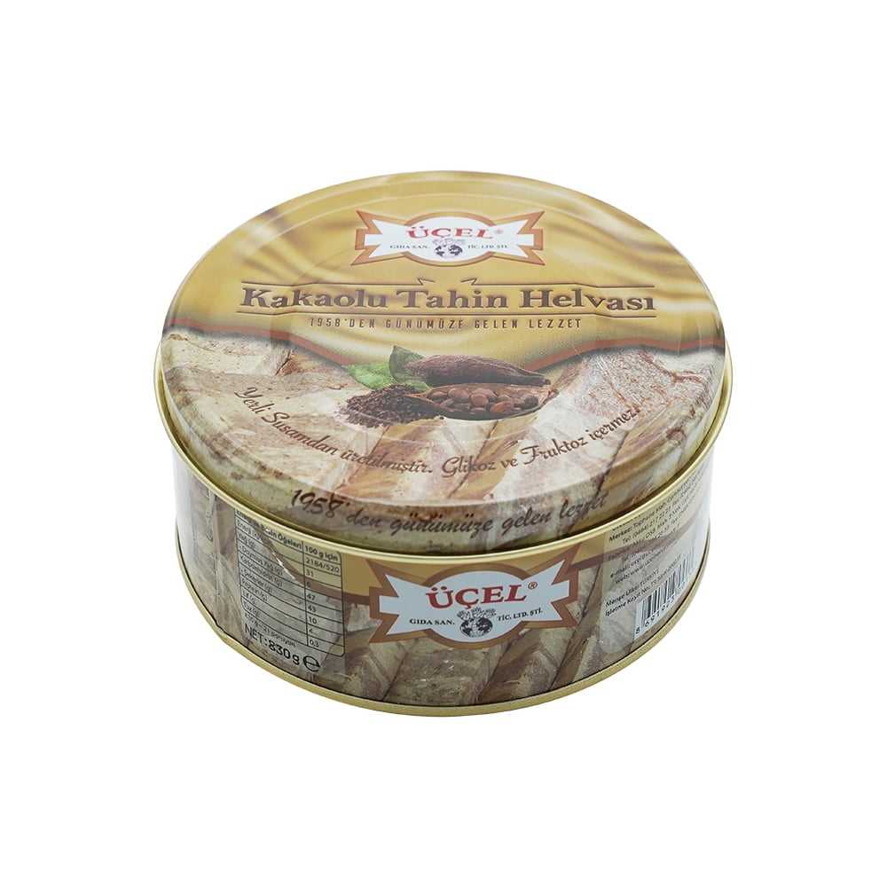 ÜÇEL KAKAOLU TAHİN HELVASI 830GR