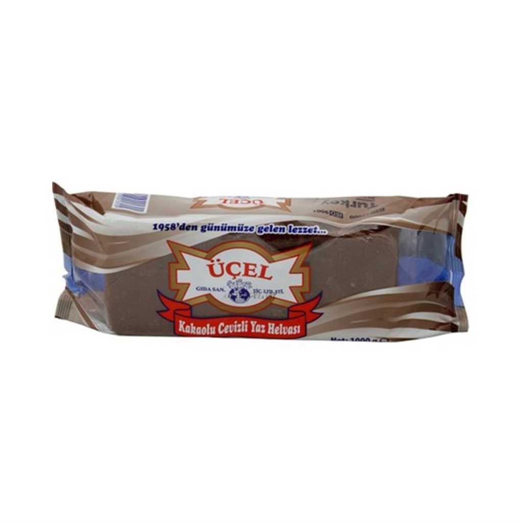 ÜÇEL KAKAOLU CEVİZLİ YAZ HELVASI 500GR
