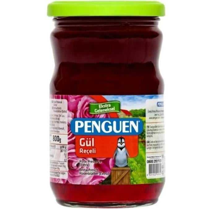 PENGUEN GÜL REÇELİ CAM 800GR