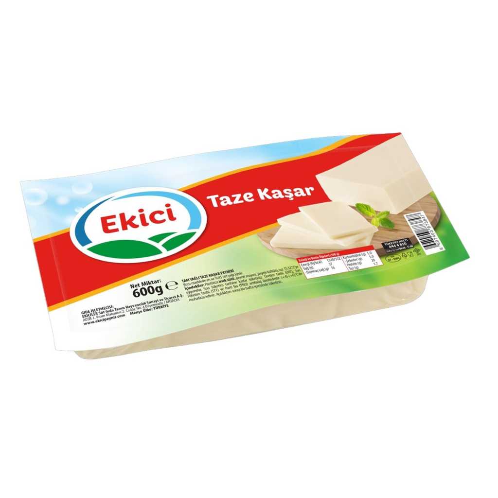 EKİCİ TAZE KAŞAR PEYNİRİ 600GR