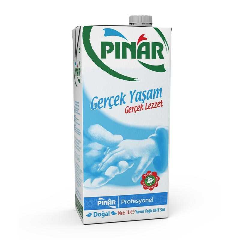 PINAR SÜT YARIM YAĞLI 1LT