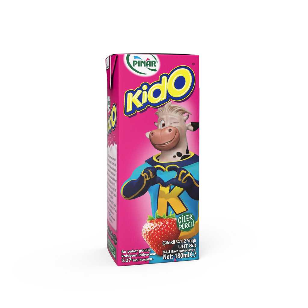 PINAR KİDO SÜT 180ML ÇİLEKLİ