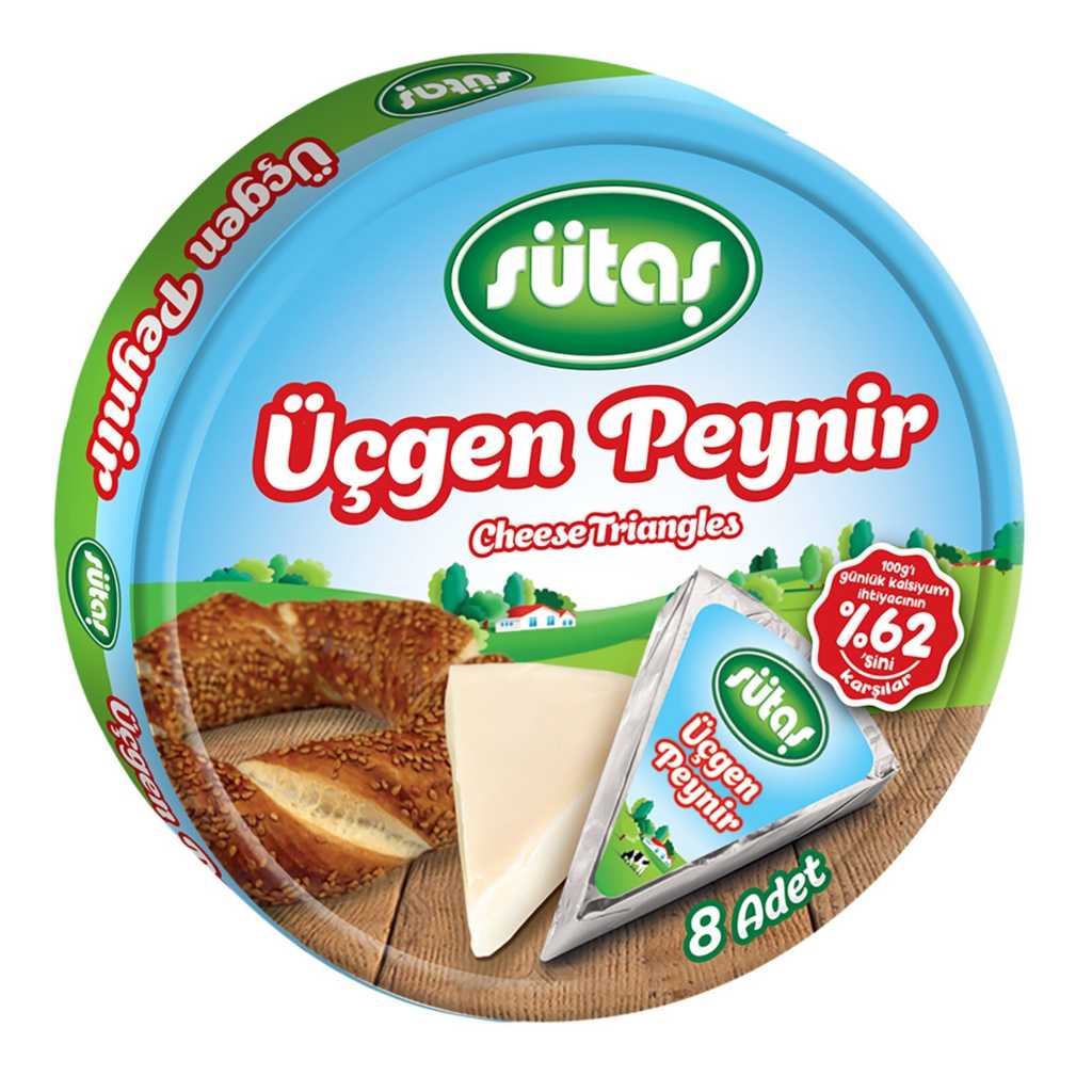 SÜTAŞ ÜÇKEN PEYNİR 8ADET