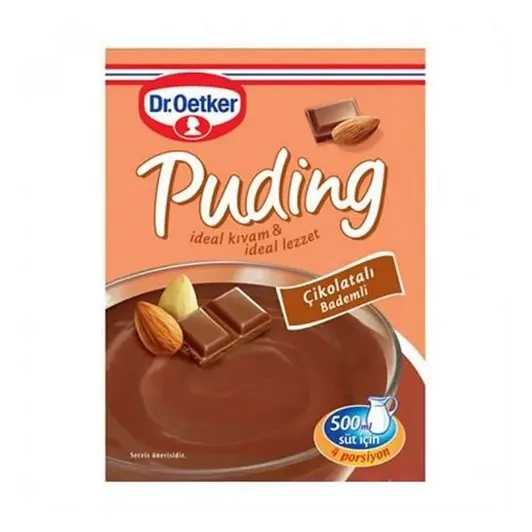 DR. OETKER PUDİNG ÇİKOLATALI BADEMLİ 104GR
