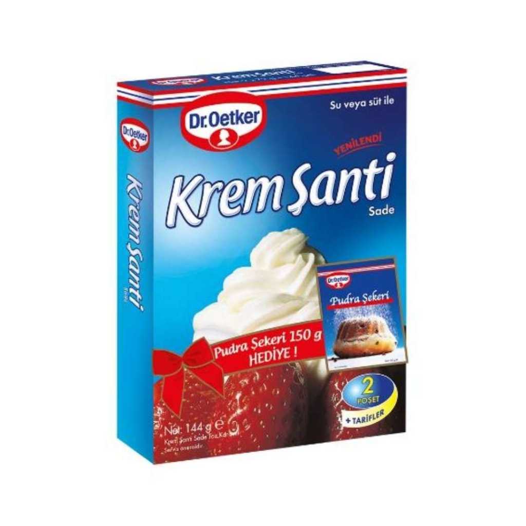 DR.OETKER KREM ŞANTİ 144G+ PUDRA ŞEKERİ KİLİTLİ HEDİYE