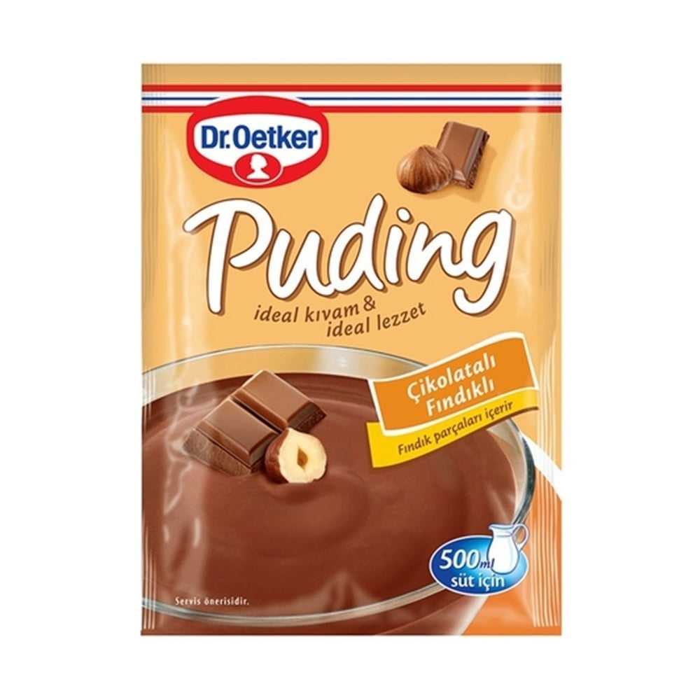 DR. OETKER PUDİNG ÇİKOLATALI FINDIK AROMALI