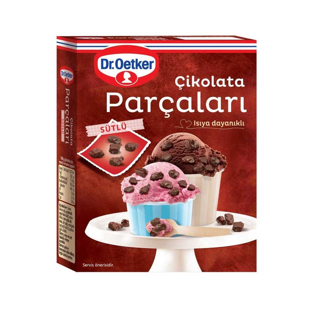 DR. OETKER ÇİKOLATA PARÇACIKLARI SÜTLÜ 70GR