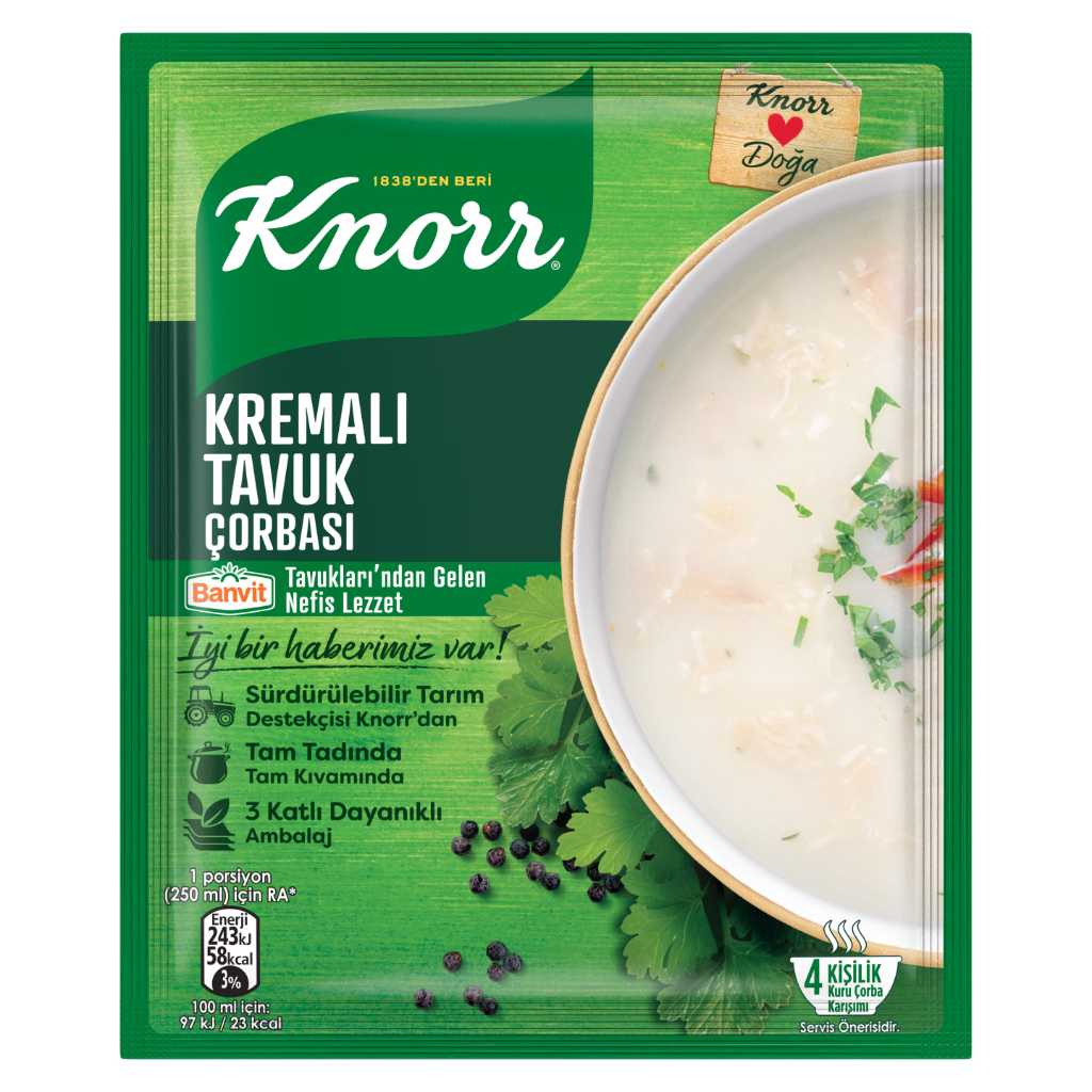 KNORR KREMALI TAVUK ÇORBASI