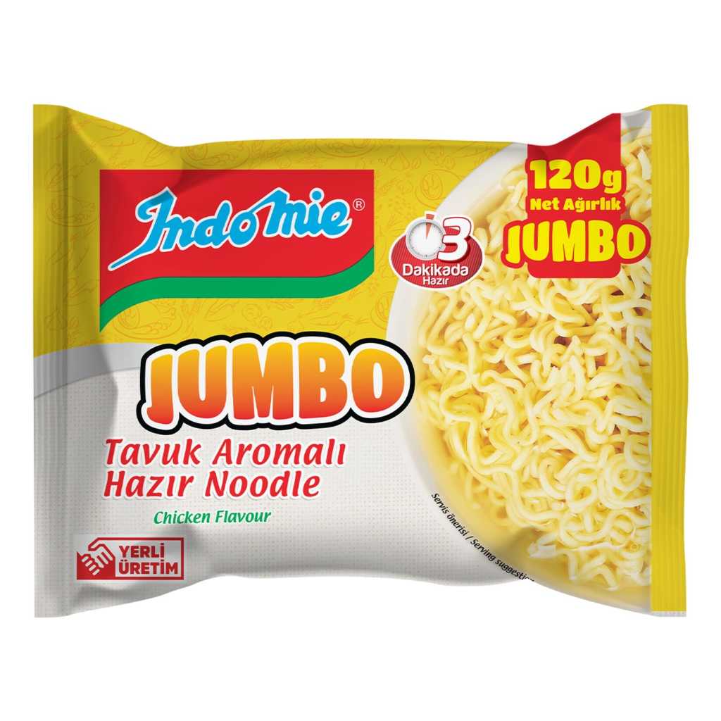 İNDOMİE JUMBO TAVUK AROMALI NOODL. 120GR