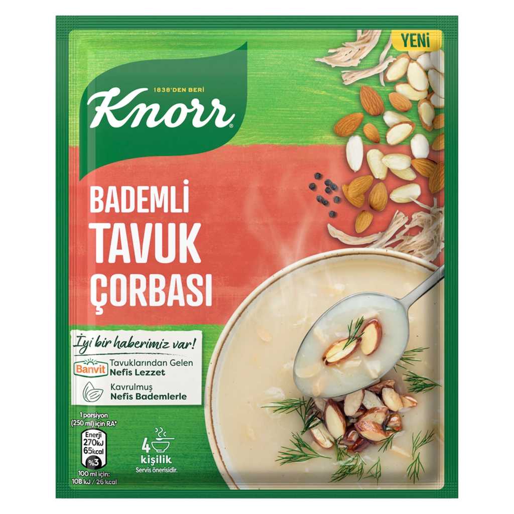 KNORR BADEMLİ TAVUK ÇORBASI