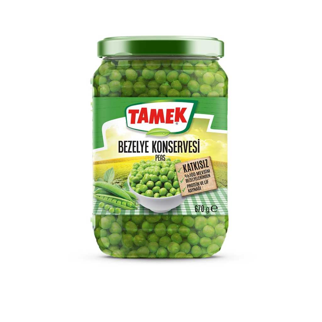 TAMEK 670GR BEZELYE KONSERVE