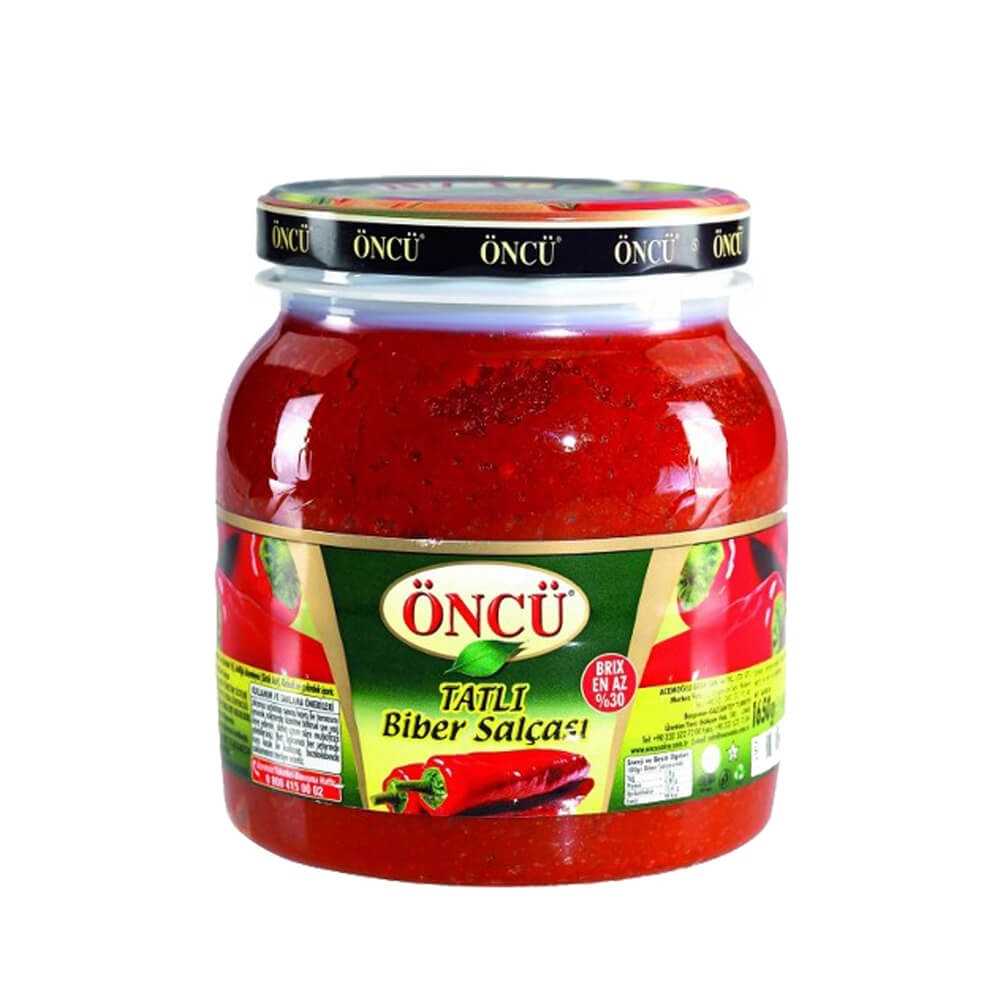 ÖNCÜ TATLI BİBER SALÇASI 1650GR