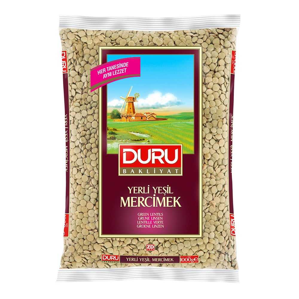 DURU YEŞİL MERÇİMEK 1000GR