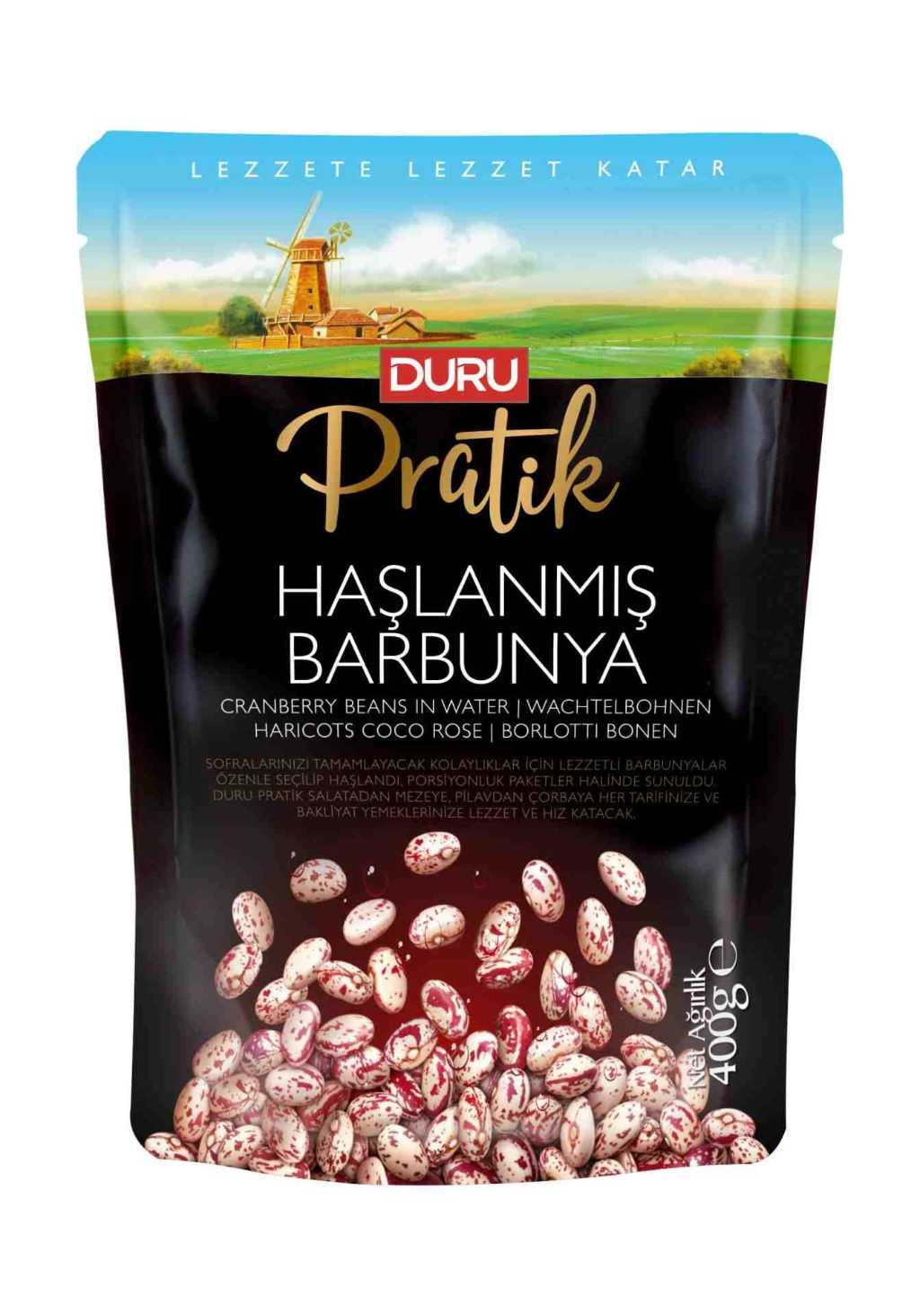 DURU PRATİK HAŞLANMIŞ BARBUNYA 400GR