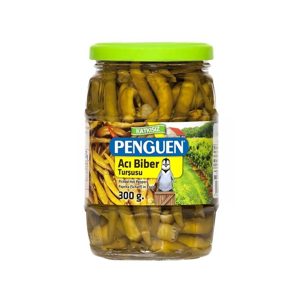 PENGUEN BİBER TURŞUSU ACI CAM 300GR