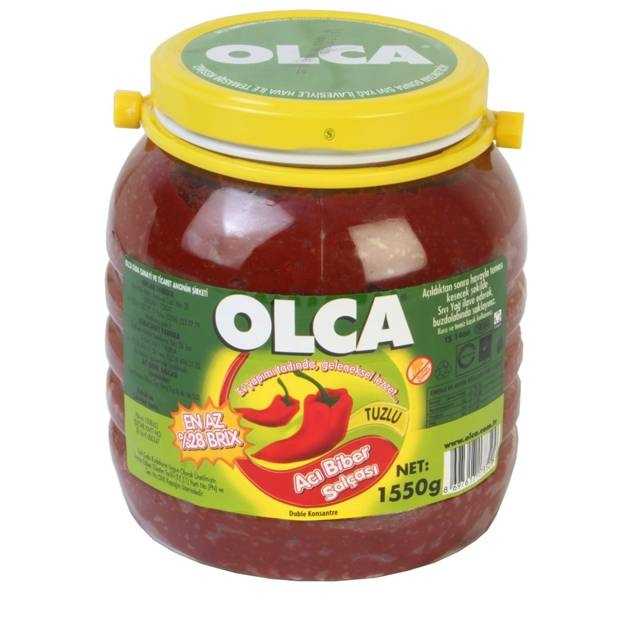OLCA ACI BİBER SALCASI 1550GR PET