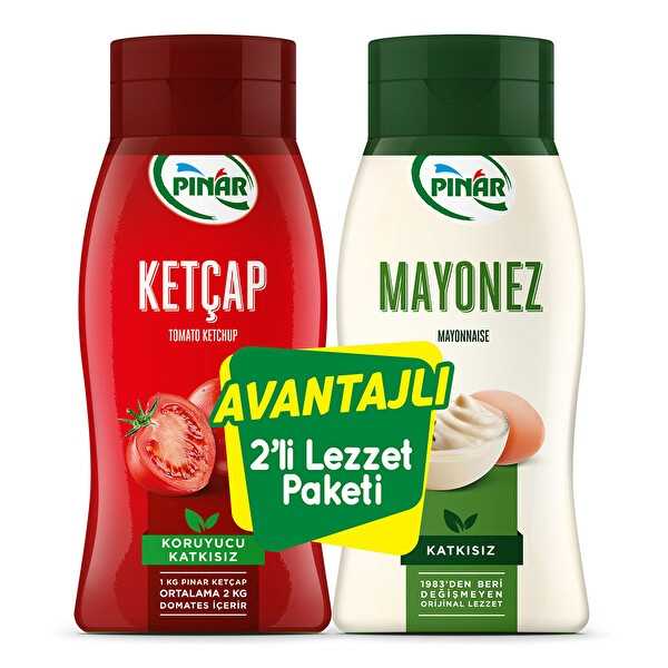PINAR İKİLİ MAYONEZ KETCAP