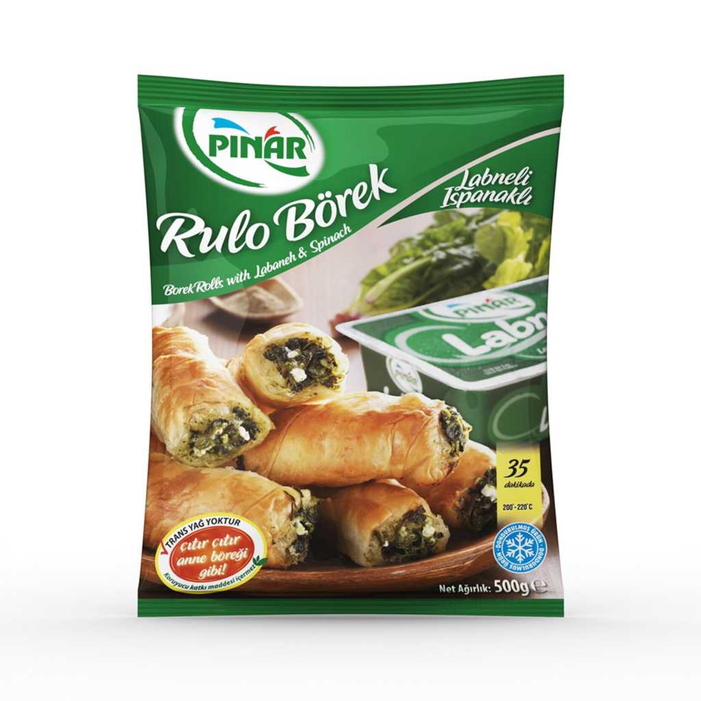 PINAR B RULO BÖREK 500GR LABNELİ ISPANAKLI 500GR