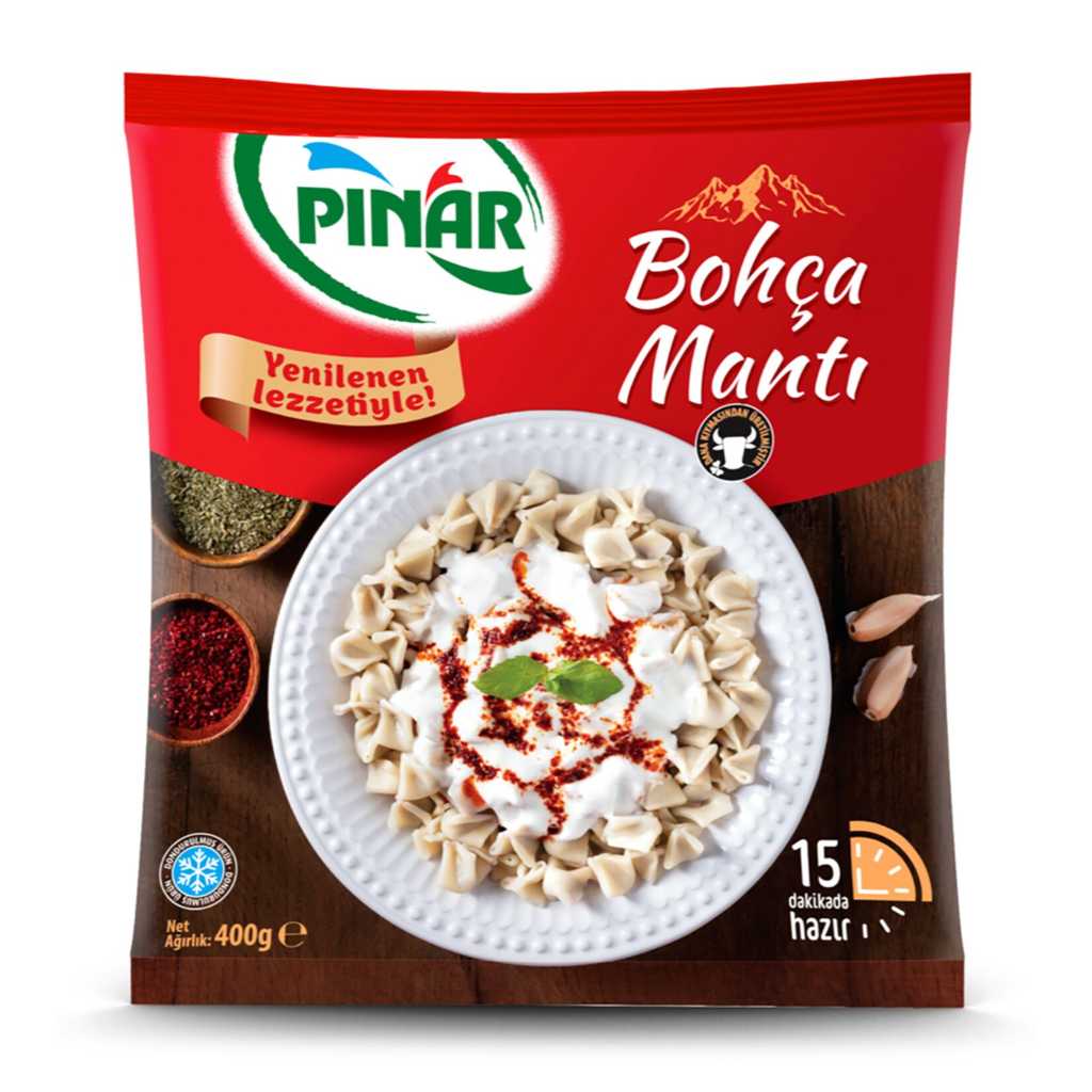 PINAR MANTI BOHÇA 400GR