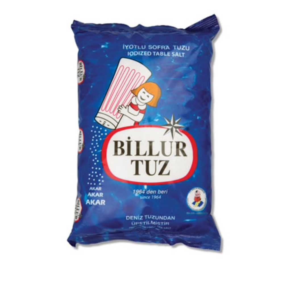 BİLLUR İYOTLU TUZ 750GR