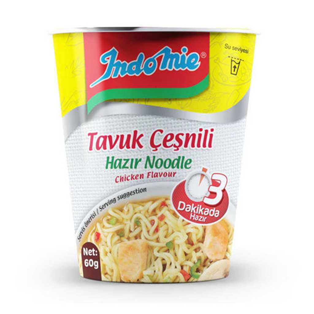 İNDOMİE TAVUK AROMALI BARDAK 60GR