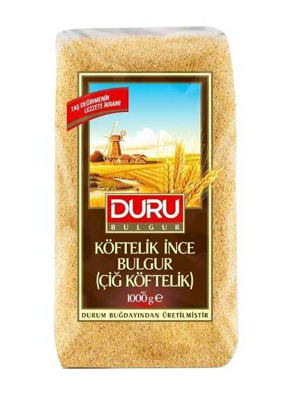 DURU ÇİĞ KÖFTELİK BULGUR 1000GR